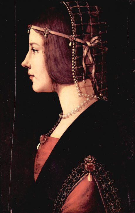 Beatrice D Este Ambrogio de Predis 1490