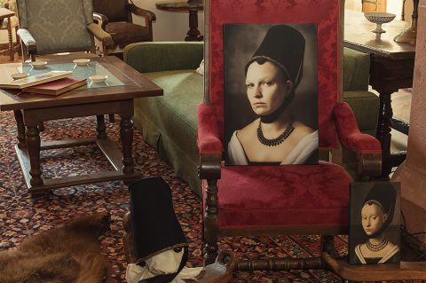 Schloss Buedingen Ausstellungsraum Bildnis einer Dame